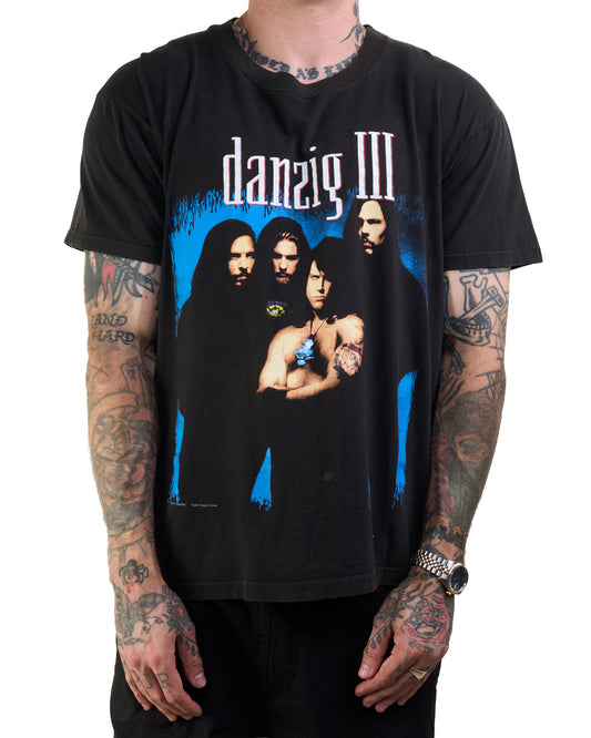 Vintage 1992 Danzig Dirty Black Summer Tour T-Shirt