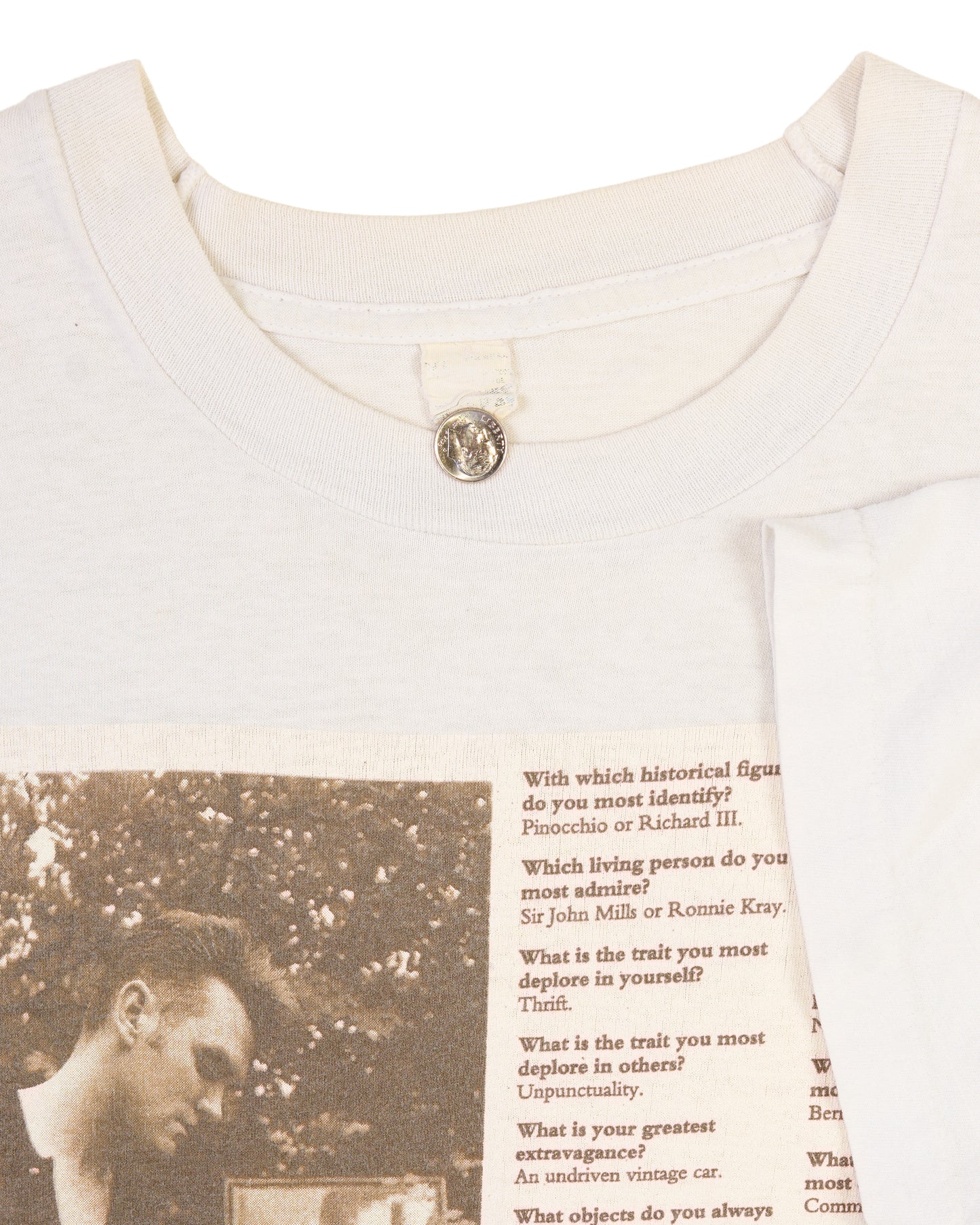 Vintage 1991 Morrissey Newspaper T-Shirt
