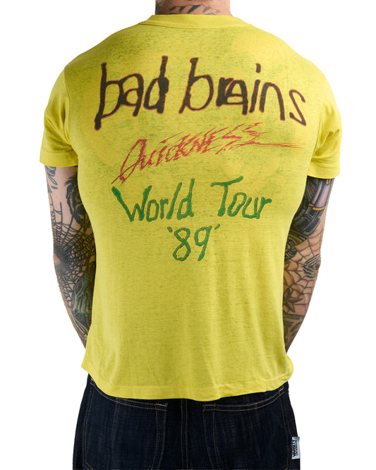 Vintage 1989 Bad Brains Quickness Tour T-Shirt