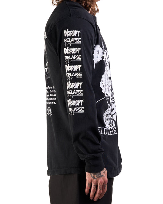 Vintage 90’s Disrupt Rid The Cancer Longsleeve