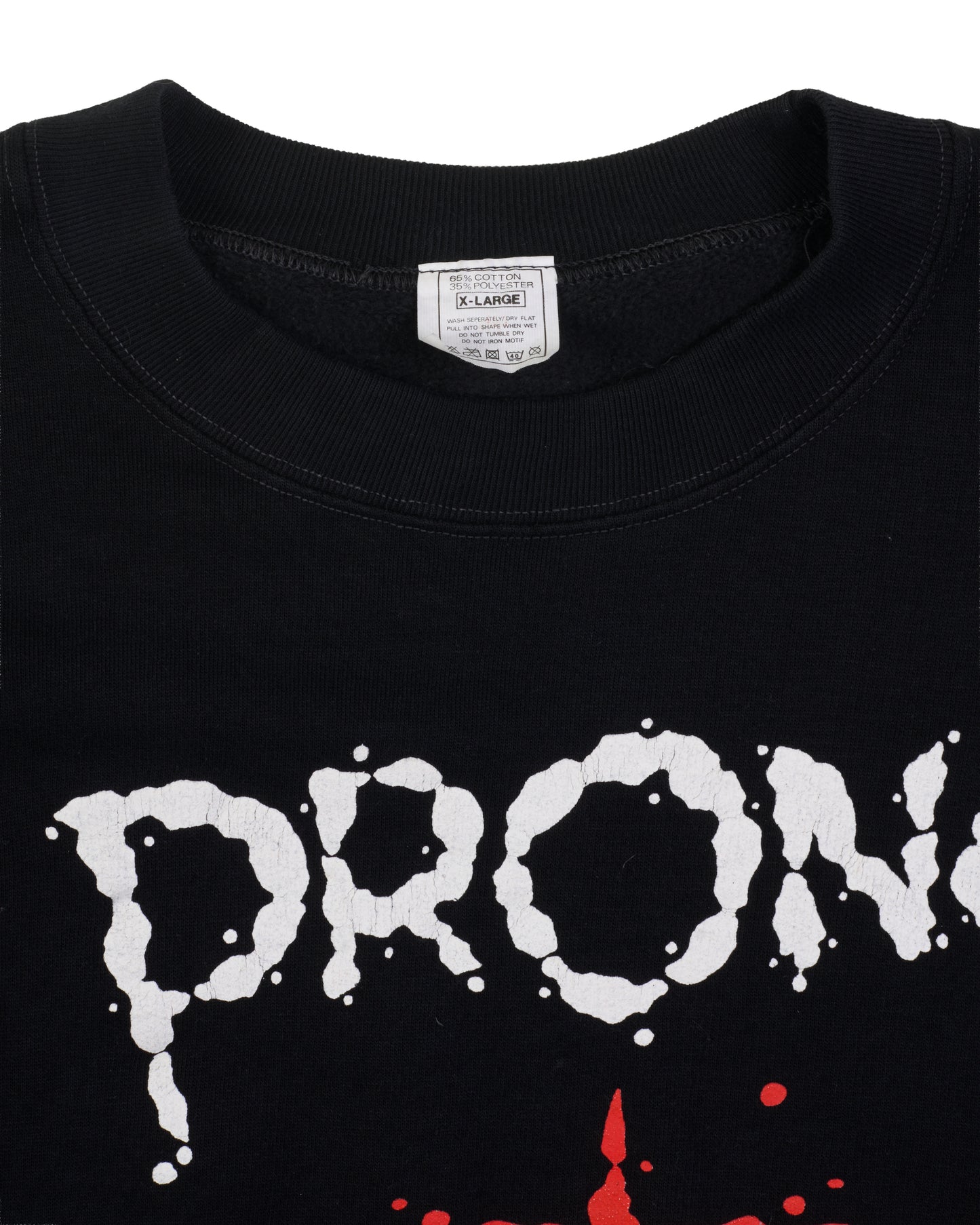 Vintage 1990 Prong Euro Tour Sweatshirt