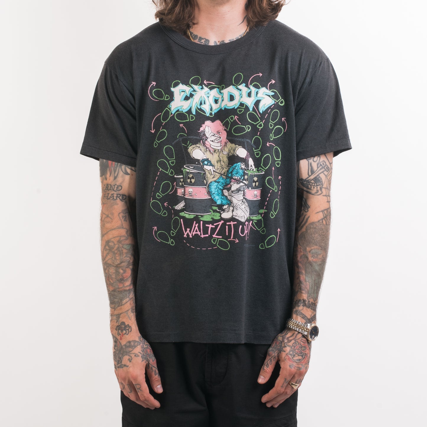 Vintage 1989 Exodus Waltz It Up T-Shirt