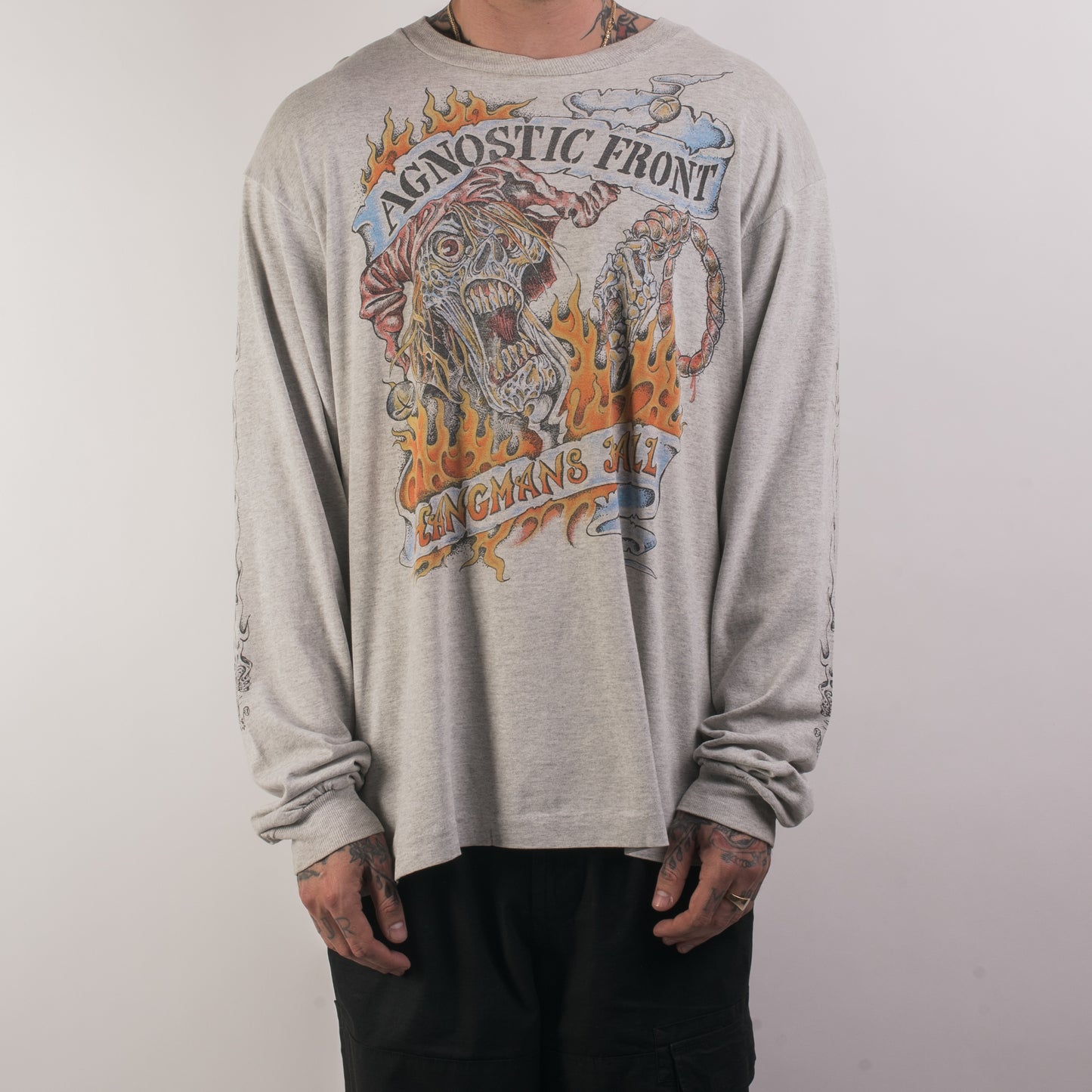 Vintage 90’s Agnostic Front Hangman’s Ball Tour Longsleeve