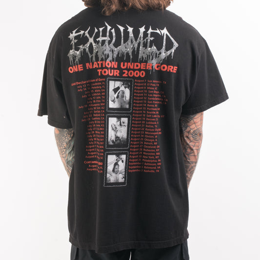 Vintage 2000 Exhumed Slaughtercult Tour T-Shirt