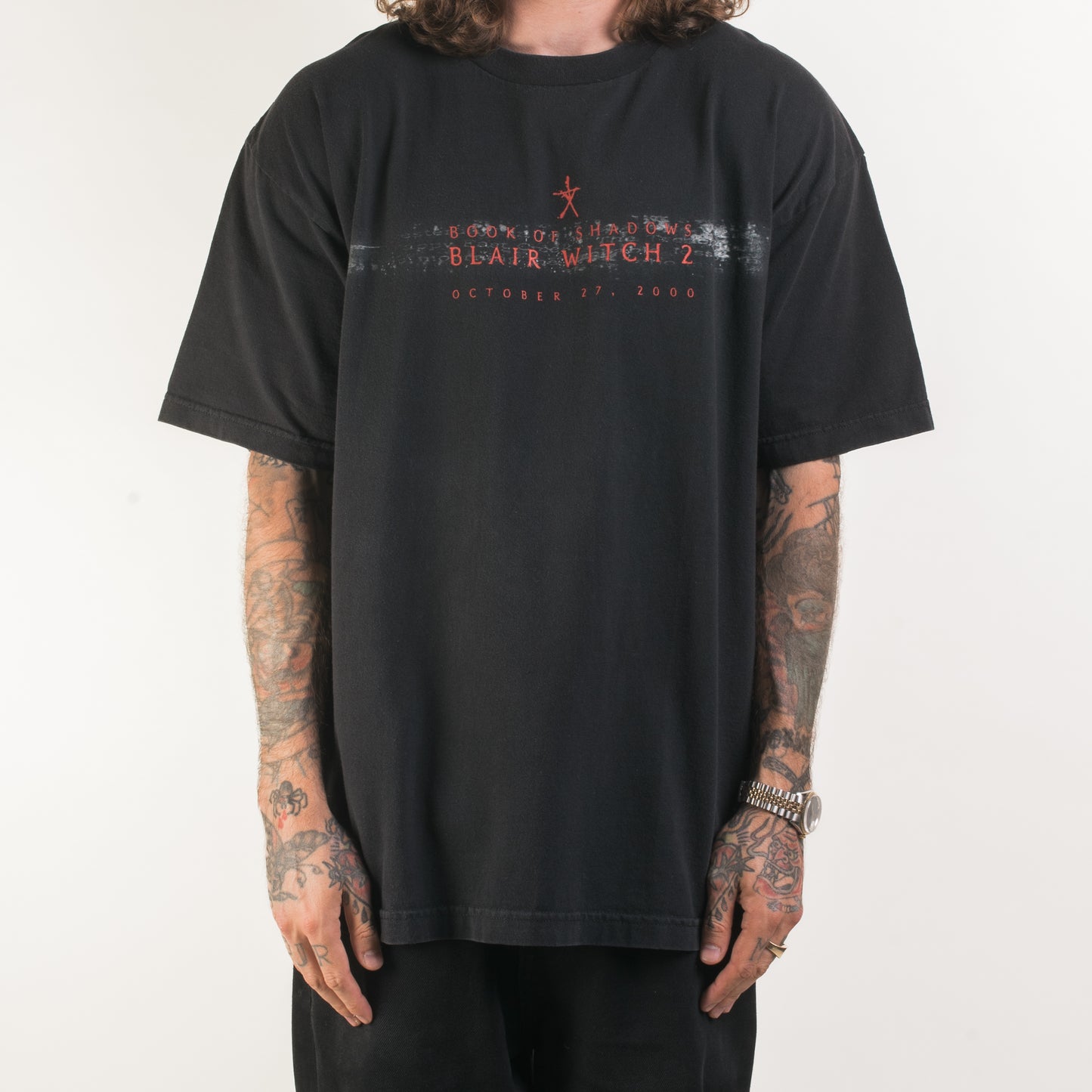 Vintage 2000 Blair Witch Project 2 Movie Promo T-Shirt