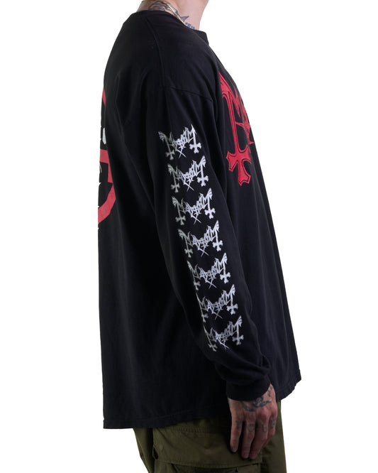 Vintage 90’s Mayhem True Norwegian Black Metal Longsleeve
