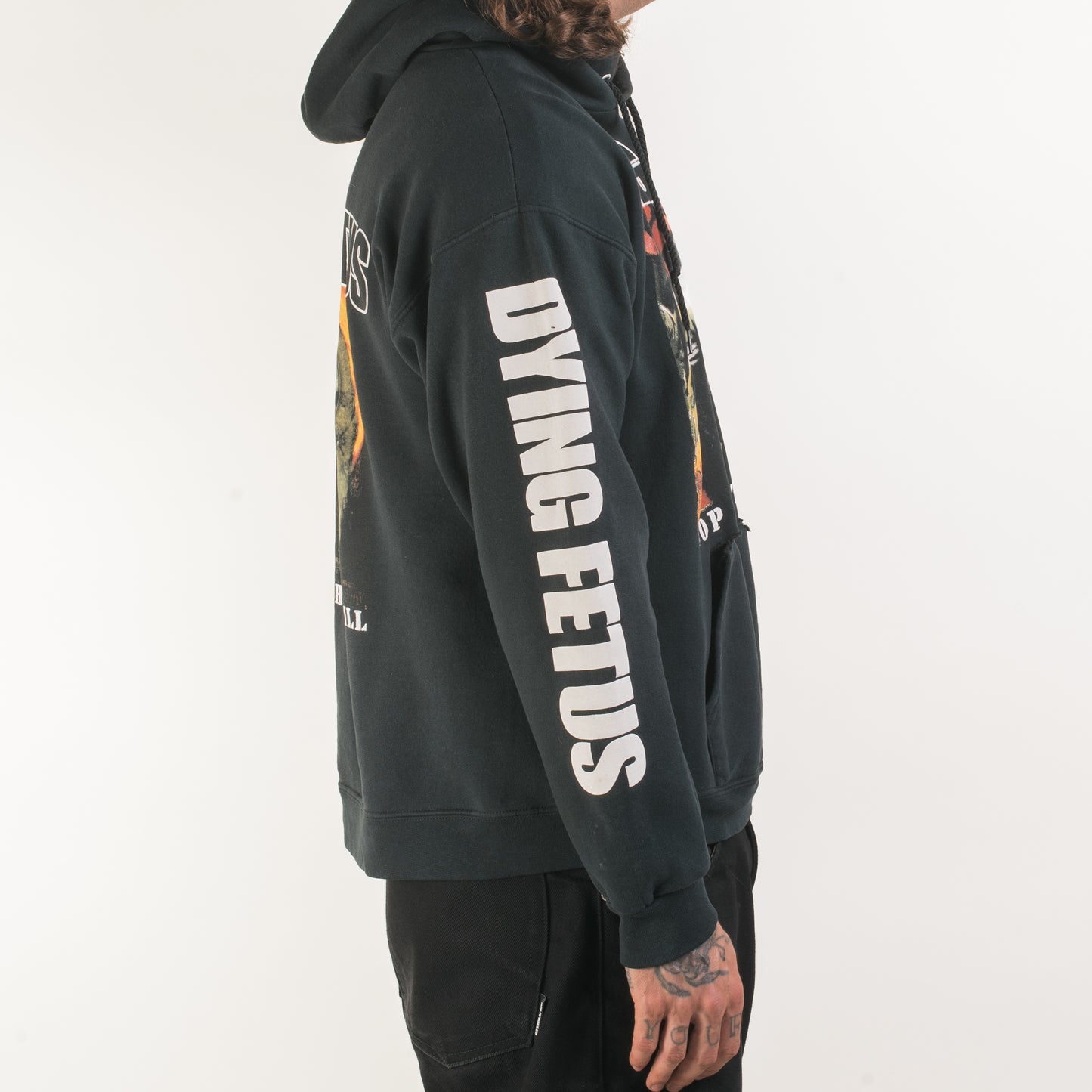 Vintage Dying Fetus Stop At Nothing Hoodie