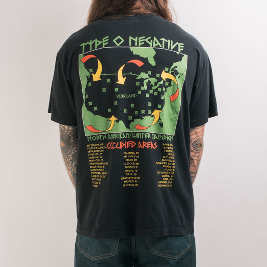 Vintage 1996 Type O Negative Liberation Of Vinnland Tour T-Shirt