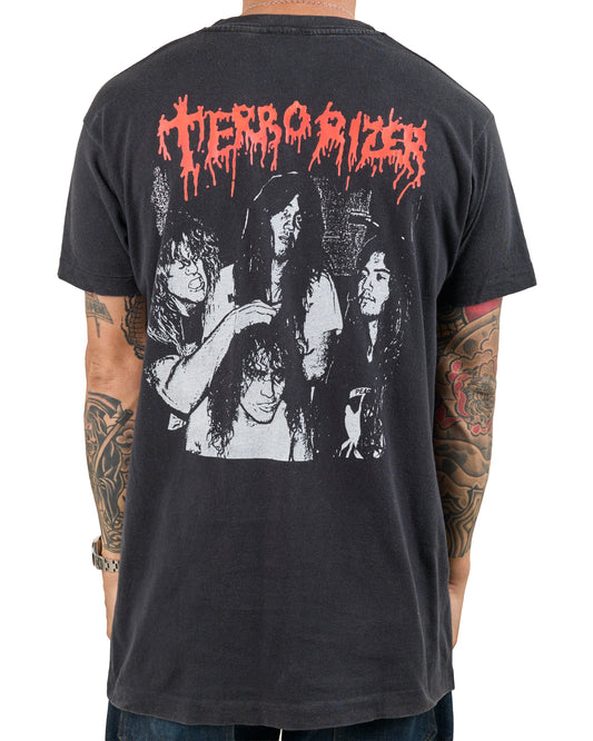 Vintage 1990 Terrorizer World Downfall T-Shirt