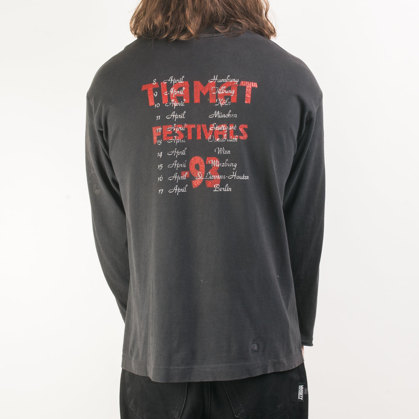 Vintage 1993 Tiamat Tour Longsleeve