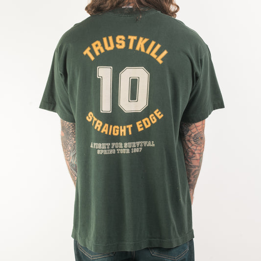 Vintage 1997 Harvest A Fight For Survival Tour T-Shirt