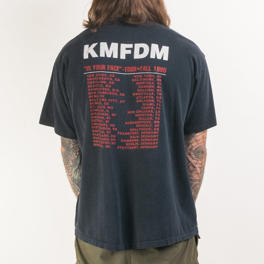 Vintage 1995 KMFDM In Your Face Tour T-Shirt