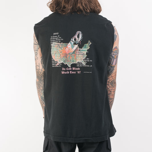 Vintage 1997 Malevolent Creation In Cold Blood Tour T-Shirt