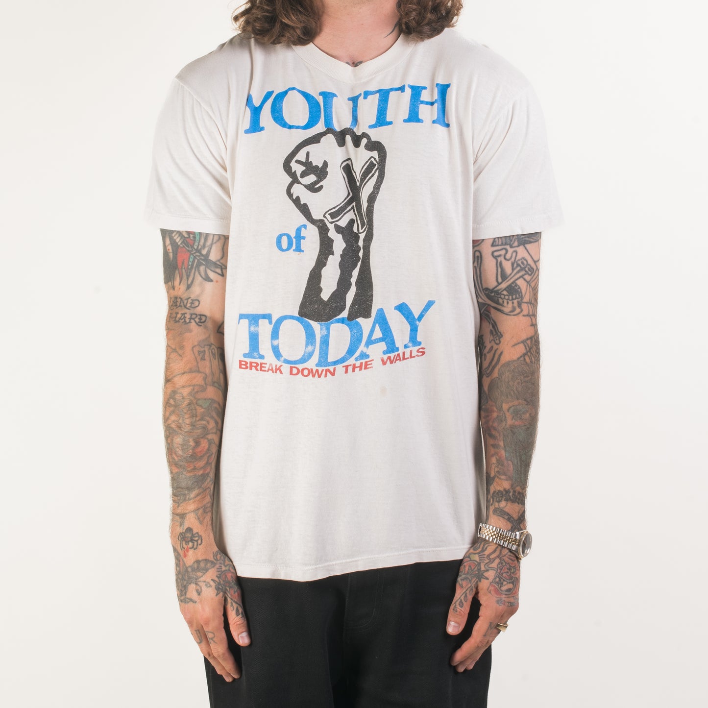 Vintage 80’s Youth Of Today Breakdown The Walls T-Shirt