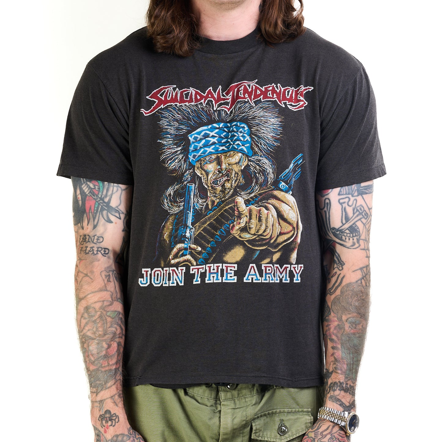 Vintage 80’s Suicidal Tendencies Join The Army T-Shirt