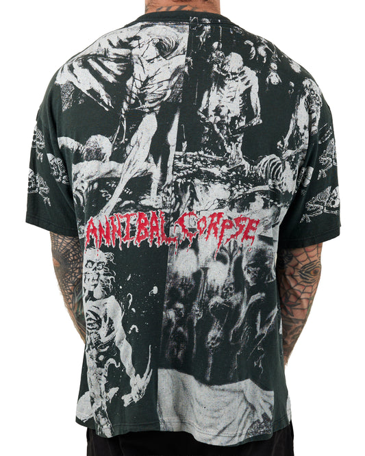 Vintage 1993 Cannibal Corpse All Over Print T-Shirt