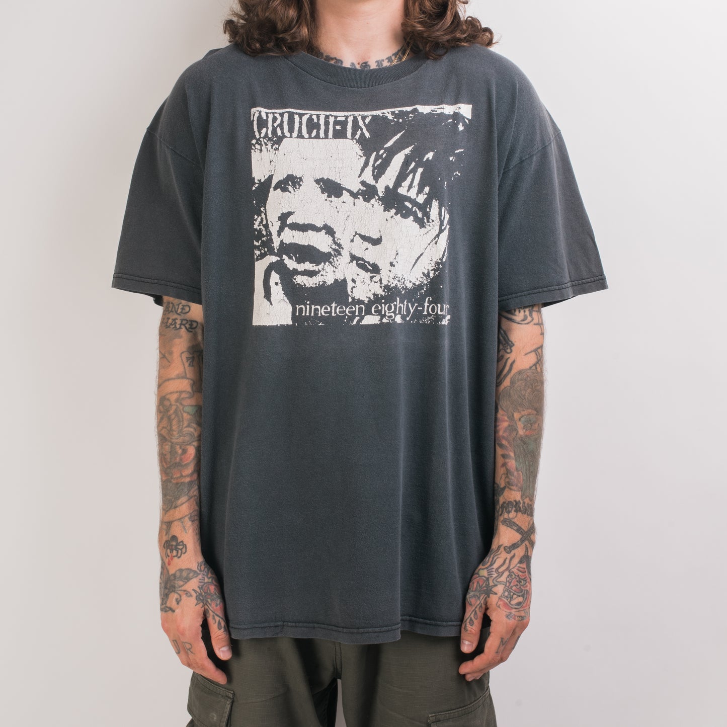 Vintage 90’s Crucifix Nineteen Eighty-Four T-Shirt
