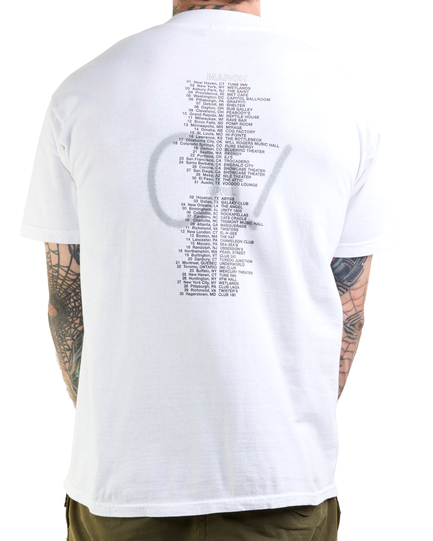 Vintage 90’s Warzone Lower East Side Crew Tour T-Shirt