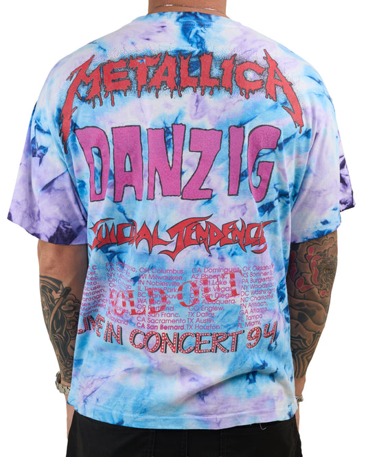 Vintage 1994 Metallica Summer Tour Tie Dye T-Shirt
