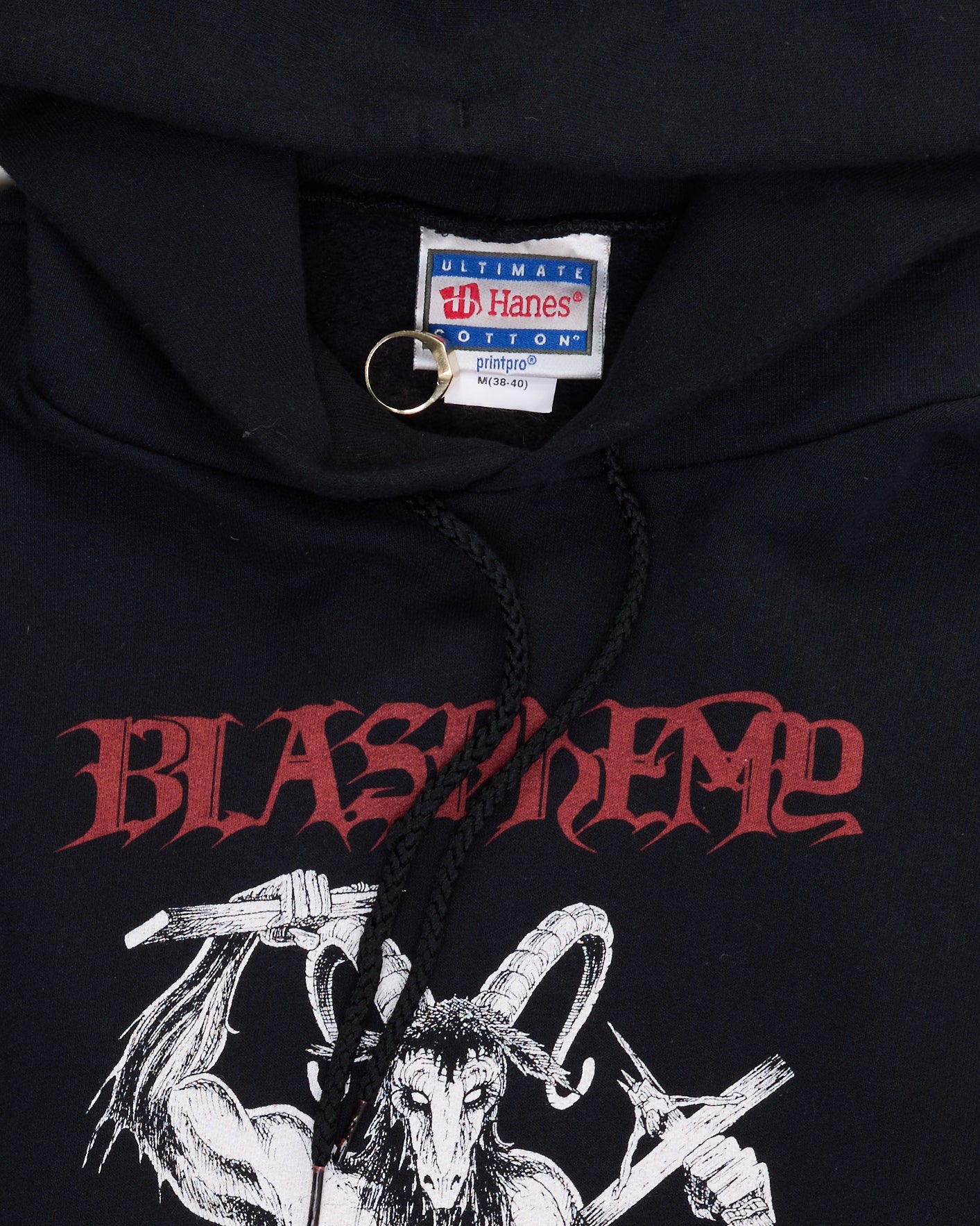 Vintage 90’s Blasphemy Black Metal Skinheads Hoodie