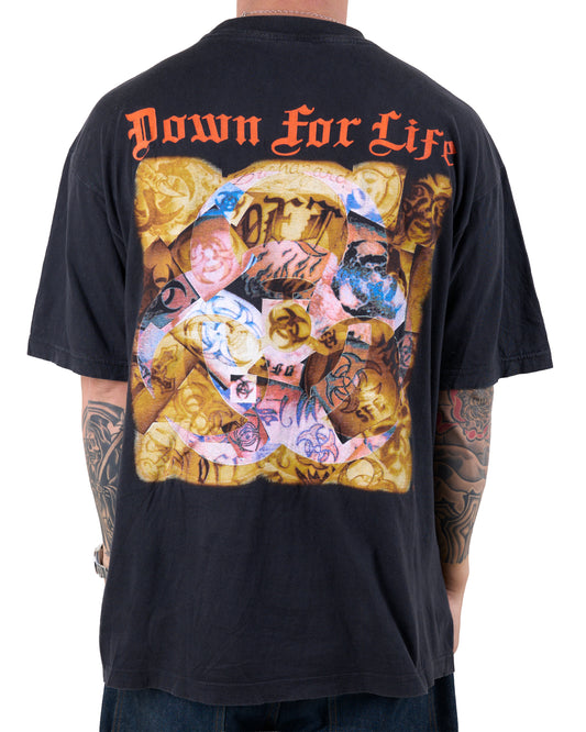Vintage 90’s Biohazard Down For Life T-Shirt