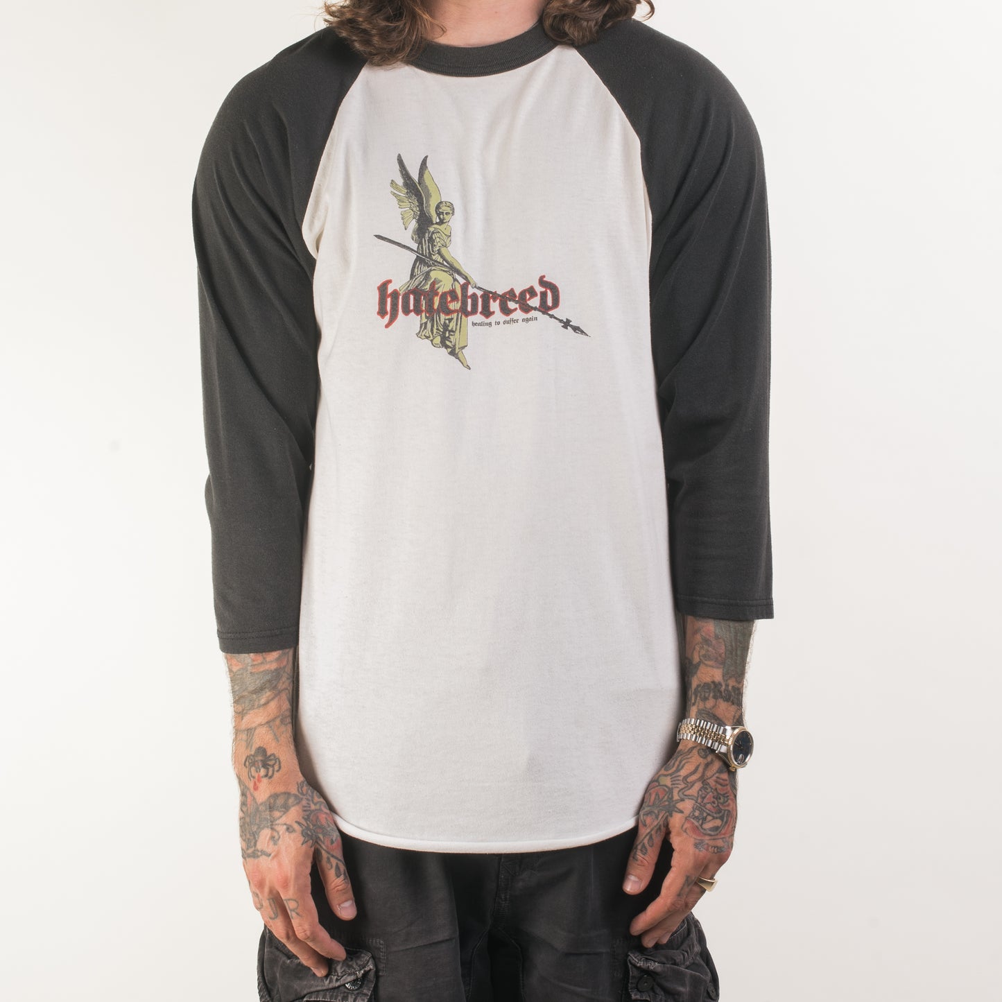 Vintage Hatebreed Healing To Suffer Again Raglan