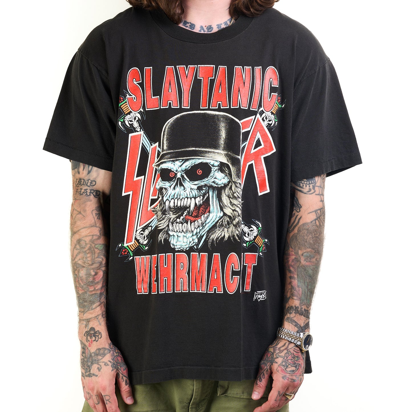 Vintage 90’s Slayer Slaytanic Wehrmacht T-Shirt