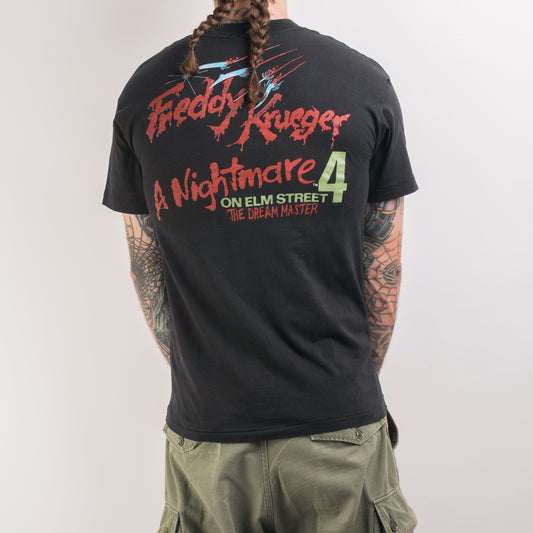 Vintage 1988 Nightmare On The Elm Street 4 Movie Promo T-Shirt