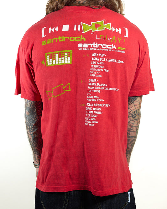 Vintage 2000 Pixies Frank Black And The Catholics Santirock T-Shirt