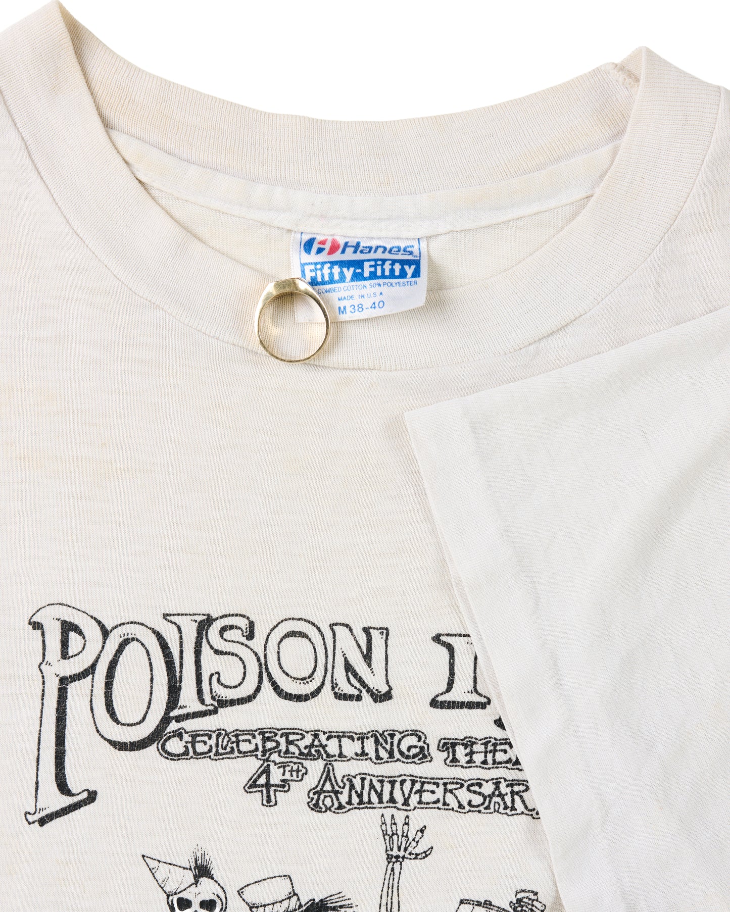 Vintage 80’s Poison Idea 4th Anniversary T-Shirt