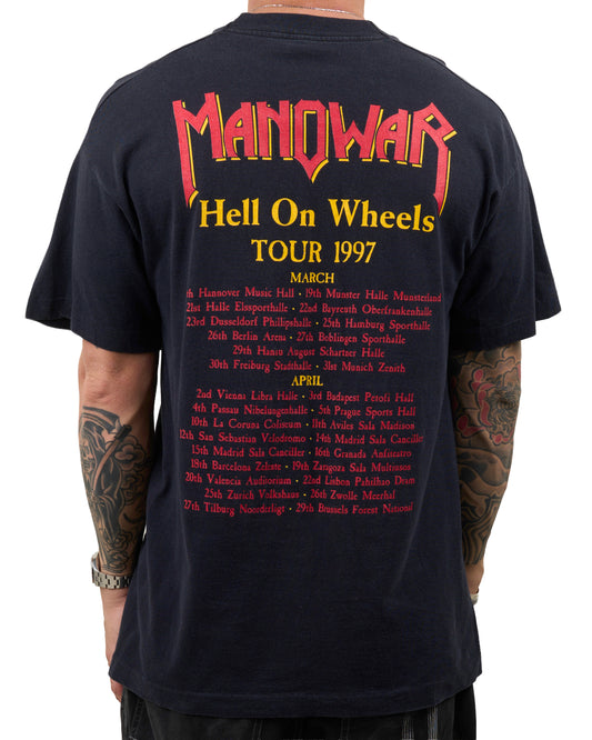 Vintage 1997 Manowar Hell On Wheels Tour T-Shirt