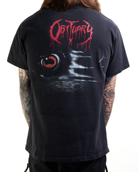 Vintage 1994 Obituary Cause Of Death T-Shirt