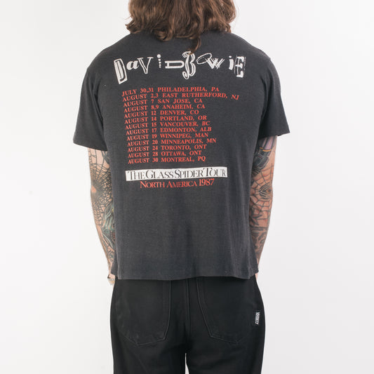 Vintage 1987 David Bowie The Glass Spider Tour T-Shirt
