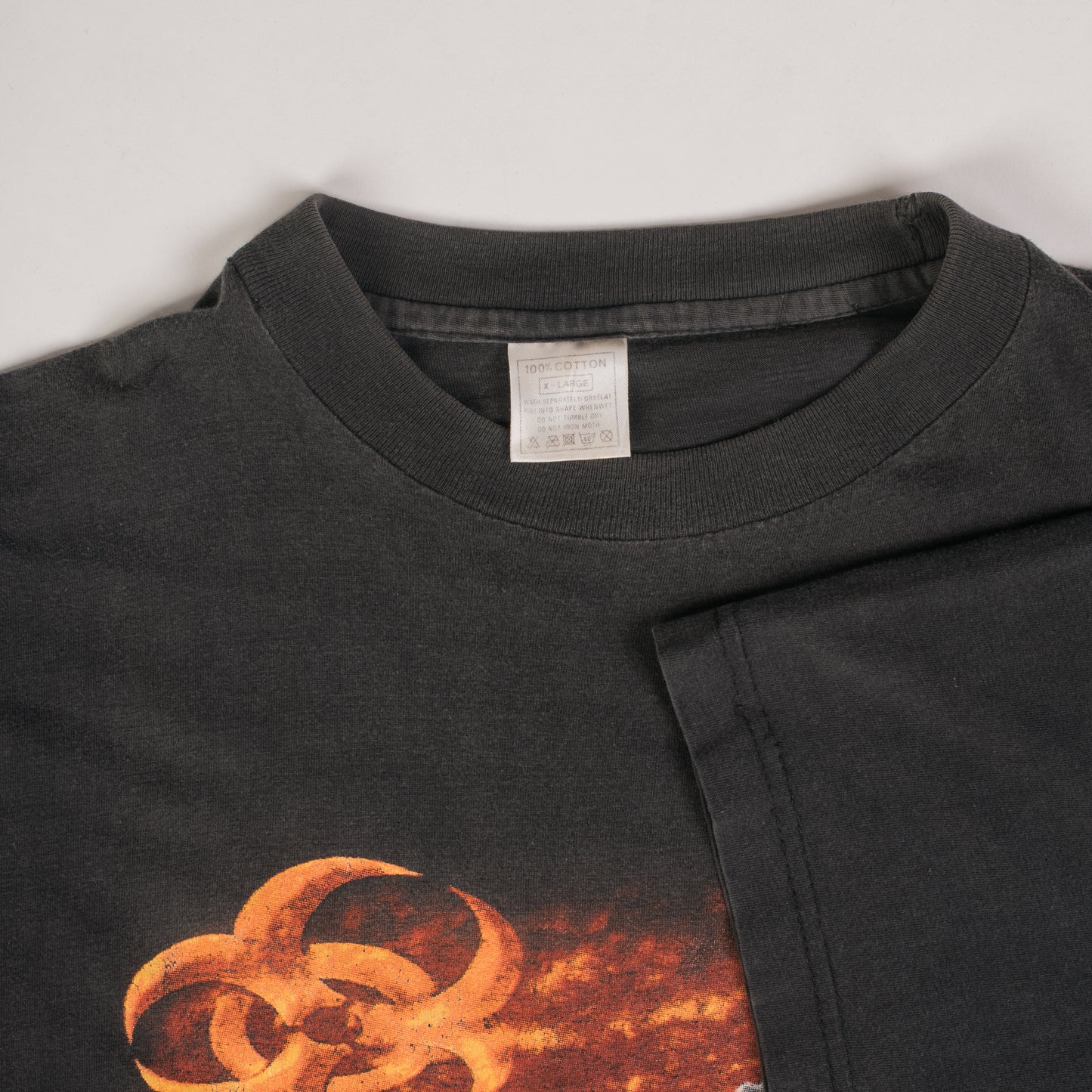 Vintage 1993 Biohazard Urban Chaos T-Shirt