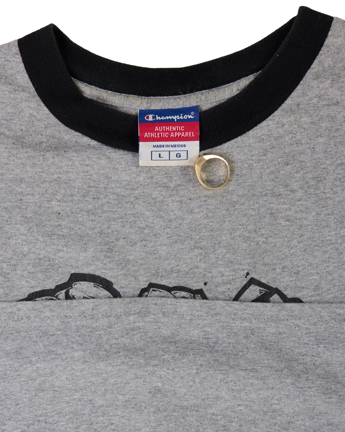 Vintage Cold As Life Ringer T-Shirt