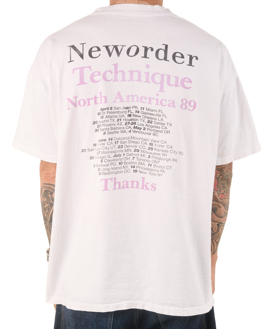 Vintage 1989 New Order Technique Tour T-Shirt