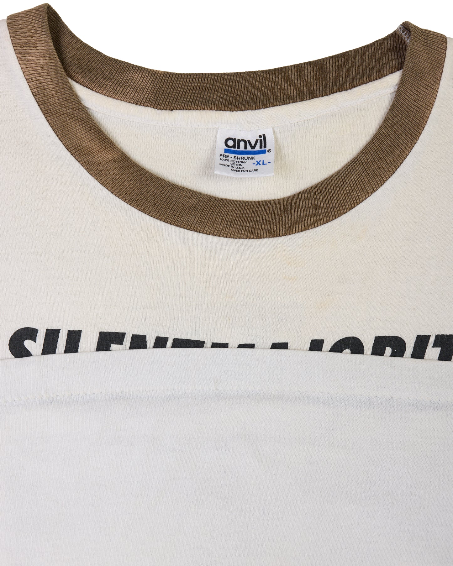 Vintage 90’s Silent Majority Ringer T-Shirt