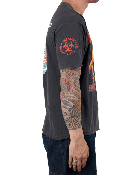 Vintage 1991 Biohazard Stomping The World Tour T-Shirt