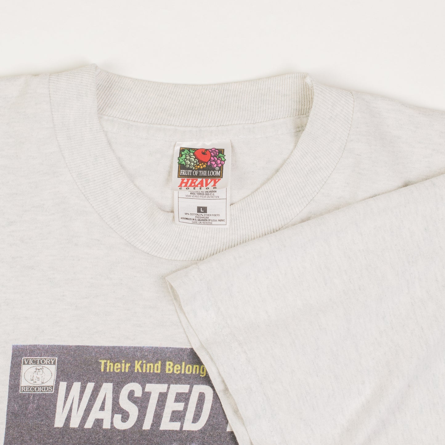 Vintage 90’s Blood For Blood Wasted Youth Crew T-Shirt