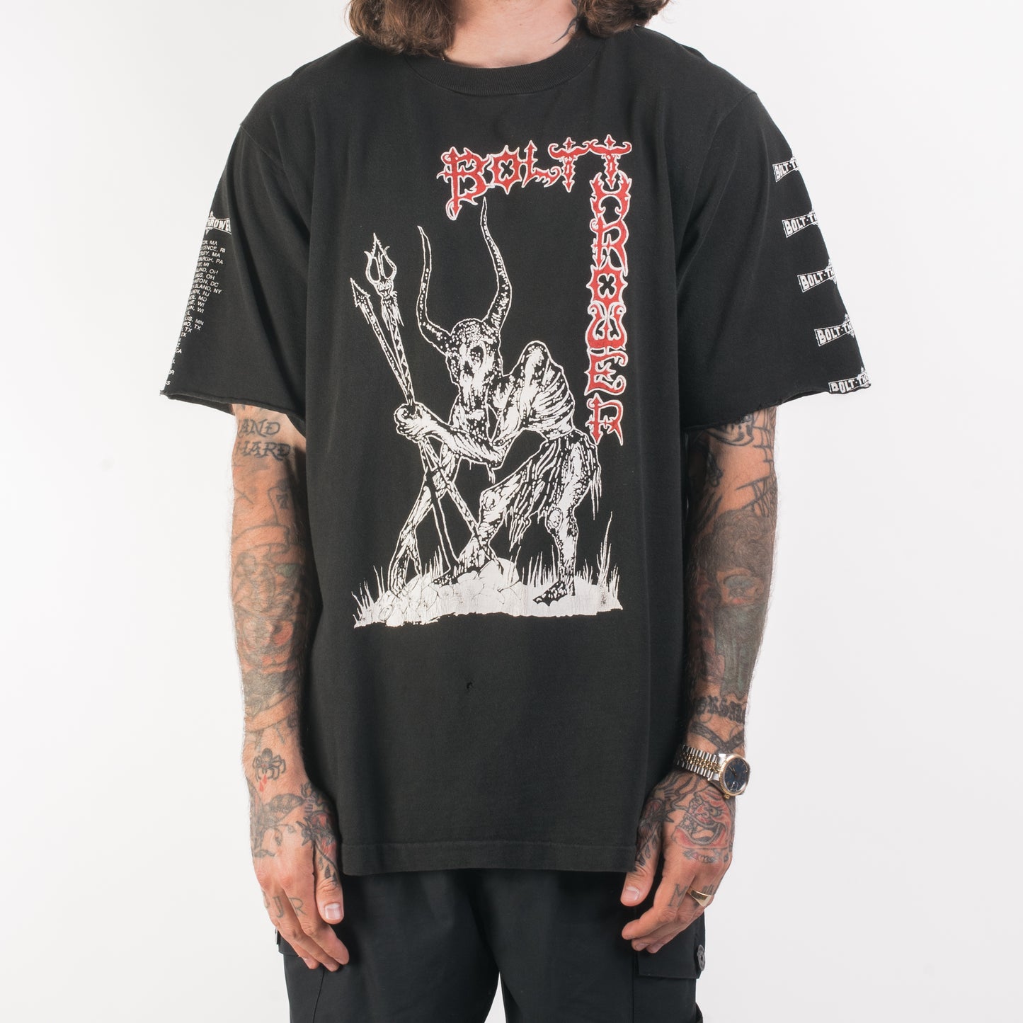 Vintage 90’s Bolt Thrower Unleashed Upon America T-Shirt