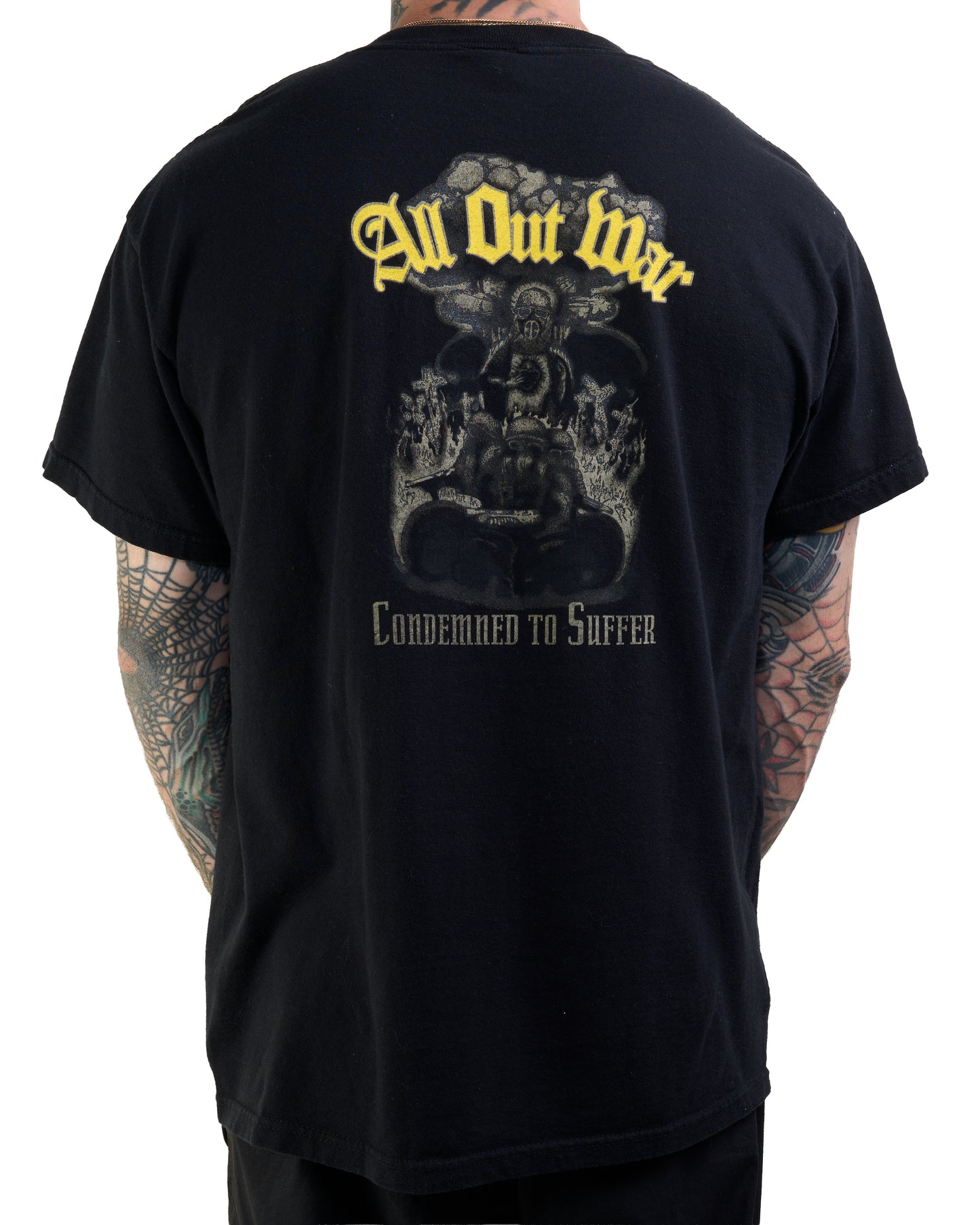 Vintage All Out War Condemned To Suffer T-Shirt