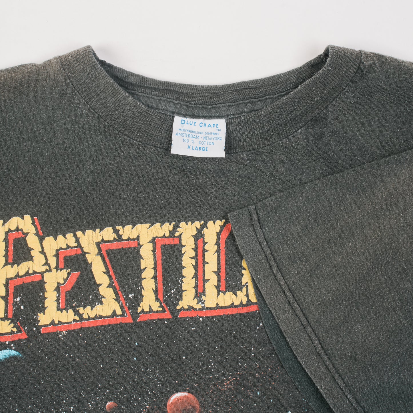 Vintage 1993 Pestilence Cosmic Overdrive Tour T-Shirt