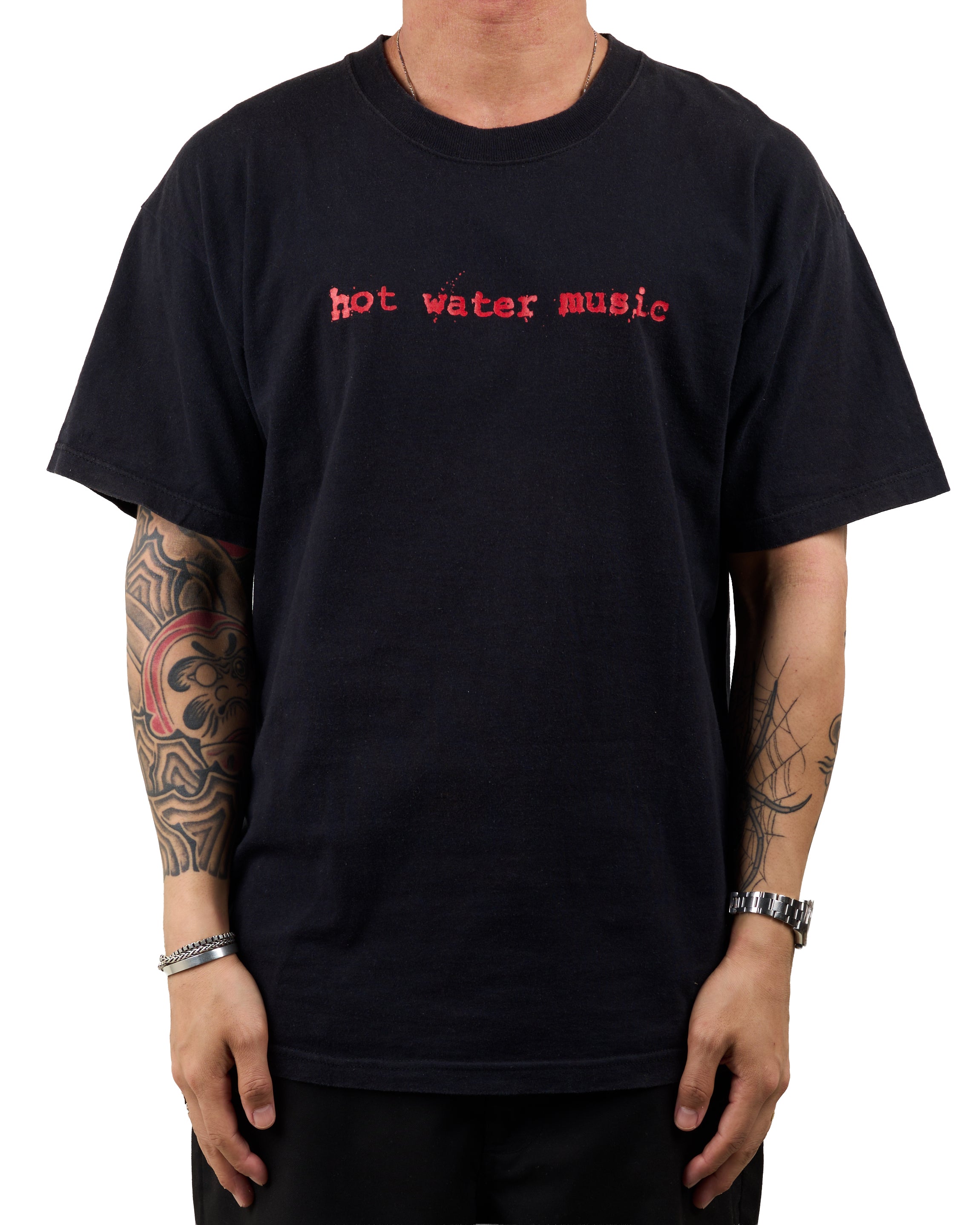 hot water music Tシャツ 2000年代 グレー 祝再来日！ Hot Water Music - Flame - T shirts (チャコール) – bandstore