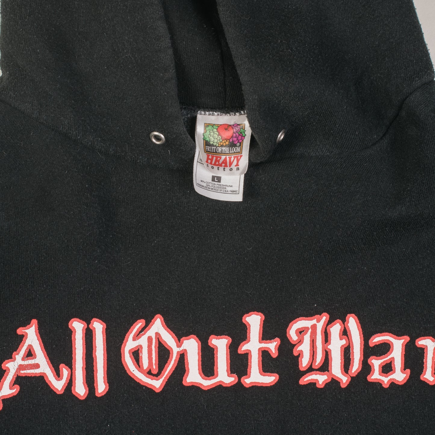 Vintage 90’s All Out War For Those Who Were Crucified Hoodie