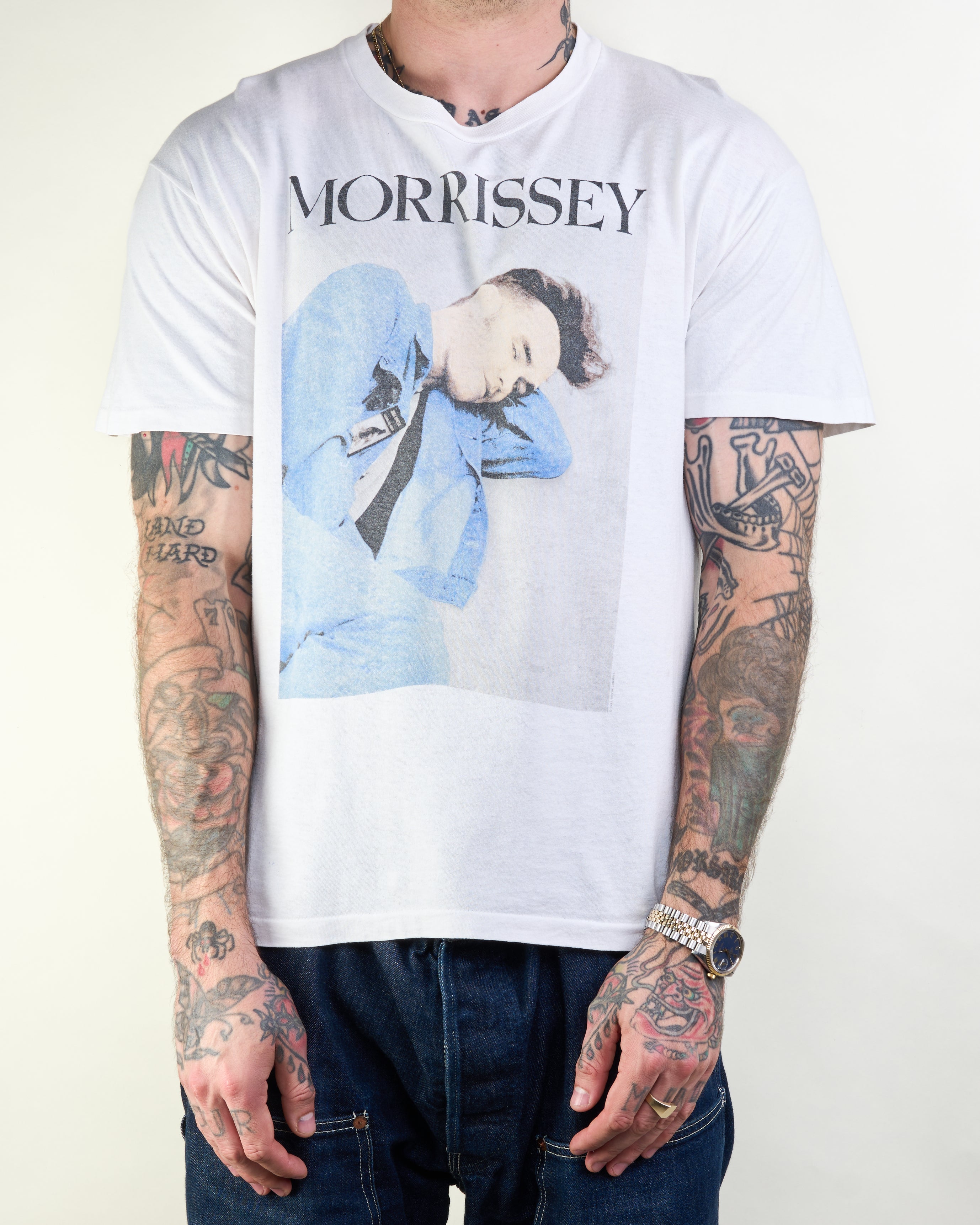 モリッシー1991Tシャツ Vintage 1991 Morrissey T-Shirt – Mills Vintage USA