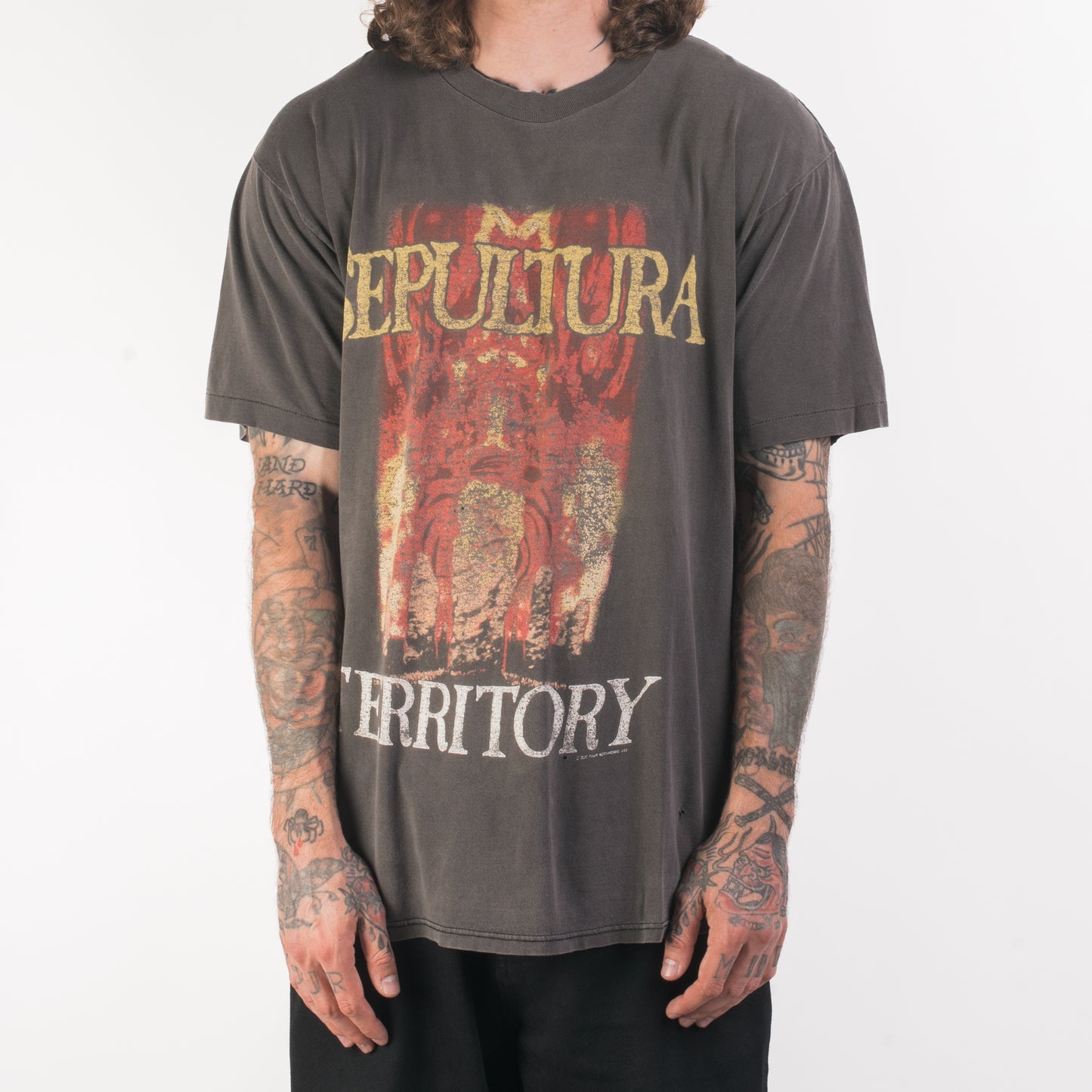 Vintage 1993 Sepultura War For Territory T-Shirt