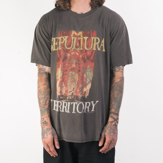 Vintage 1993 Sepultura War For Territory T-Shirt