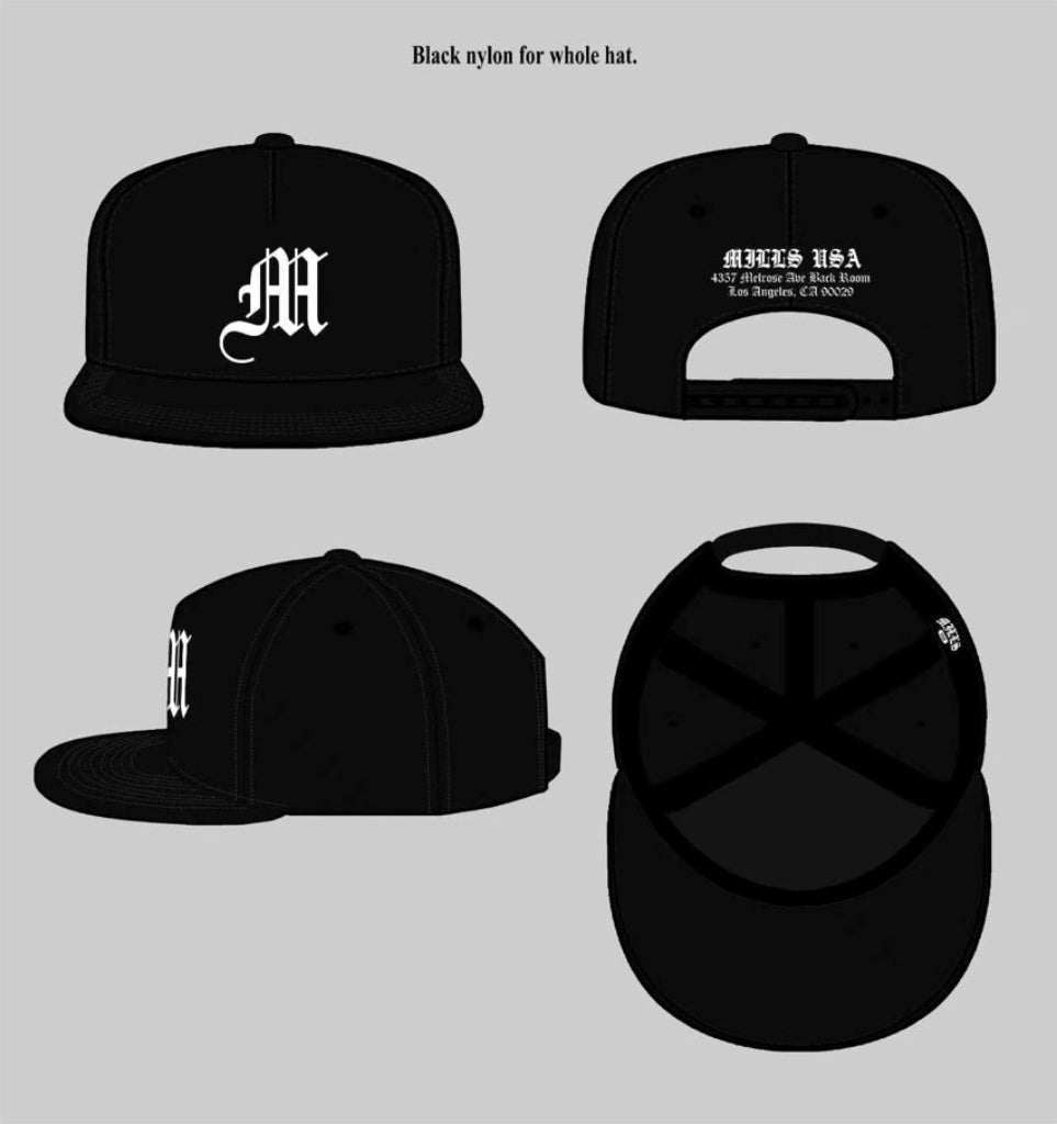 Mills LA Snapback Hats Pre-Order