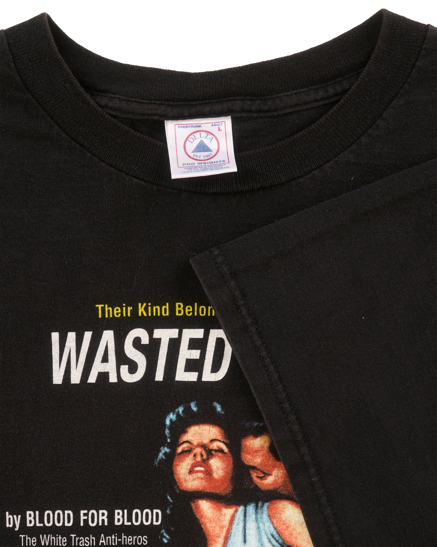 Vintage 90’s Blood For Blood Wasted Youth Crew T-Shirt