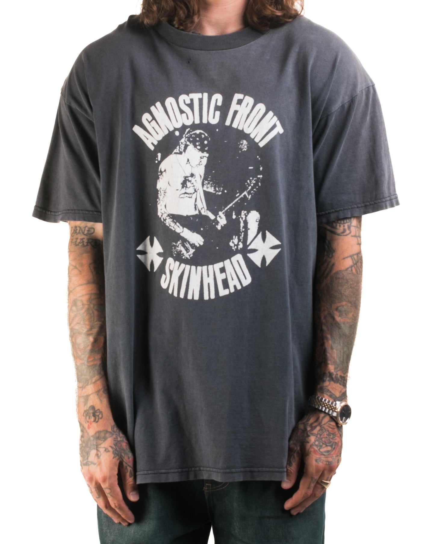 Vintage 90’s Agnostic Front Skinhead T-Shirt